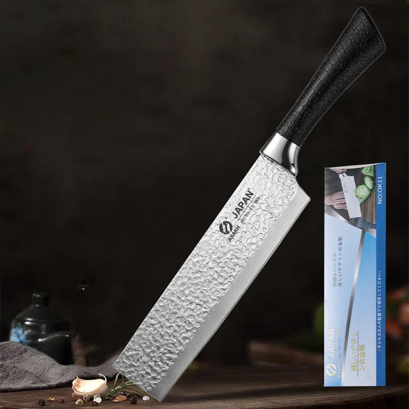 Life & Living Co. Japanese-Style Forged Stainless Steel Kitchen Knife – Sharp, Balanced Blade for Meat, Fish & Vegetables