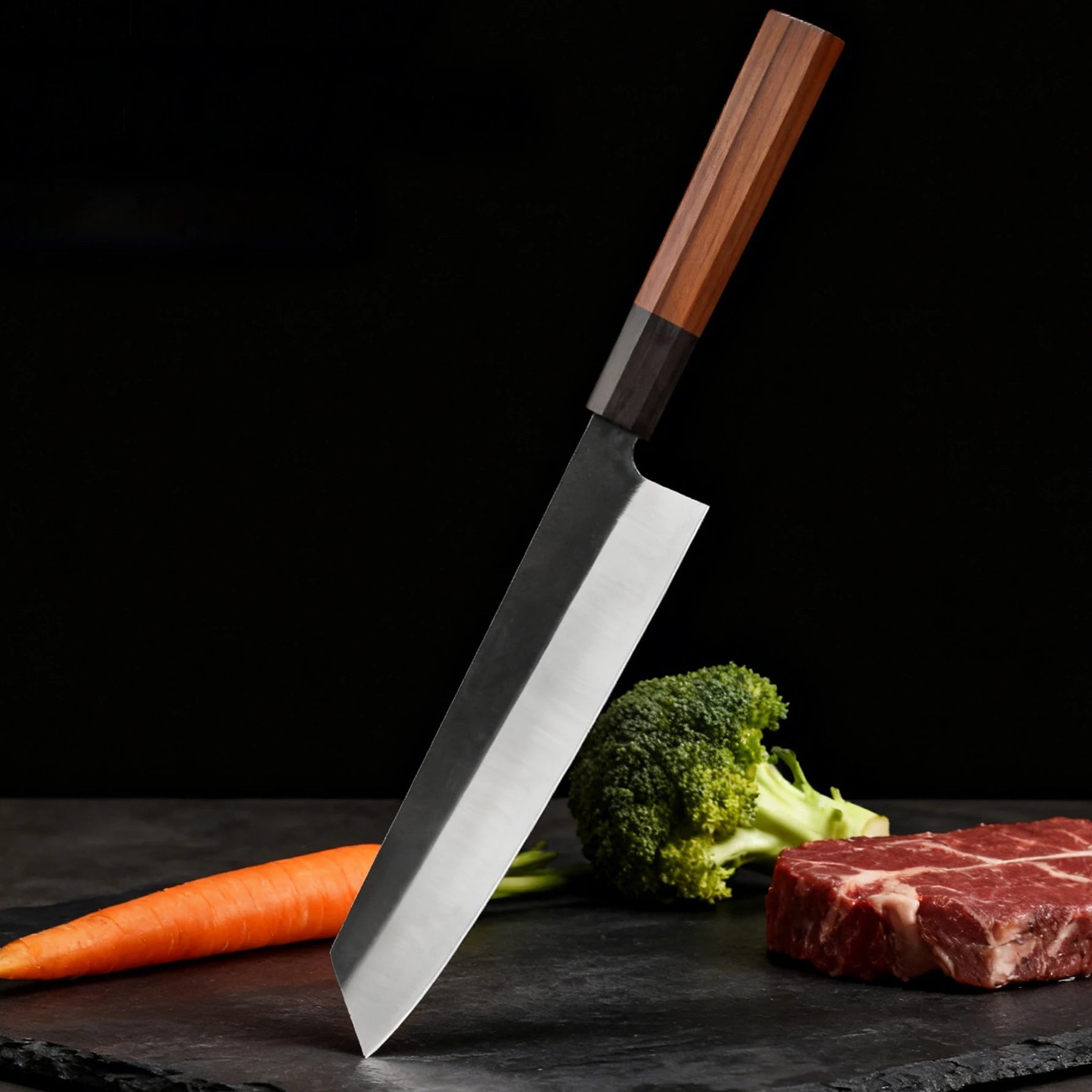 Life & Living Co. Kiritsuke Chef's Knife – Japanese-Inspired Multipurpose Kitchen Knife for Meat, Fish & Vegetables