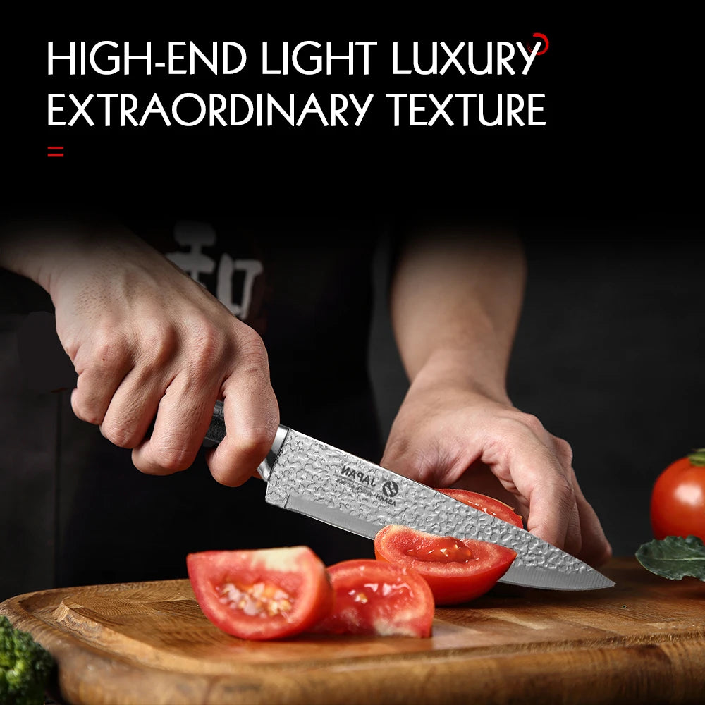 Life & Living Co. Japanese-Style Forged Stainless Steel Kitchen Knife – Sharp, Balanced Blade for Meat, Fish & Vegetables