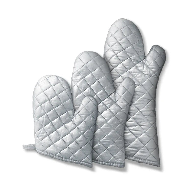 Life & Living Co. Heat-Resistant Kitchen Oven Gloves – Anti-Slip, Extra-Thick Padding for Oven, Grill & Stovetop