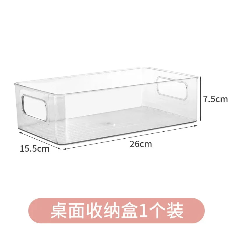 Life & Living Co. Stackable Fridge & Pantry Storage Organizer – Clear Plastic Bins for Cans, Jars & Food Containers