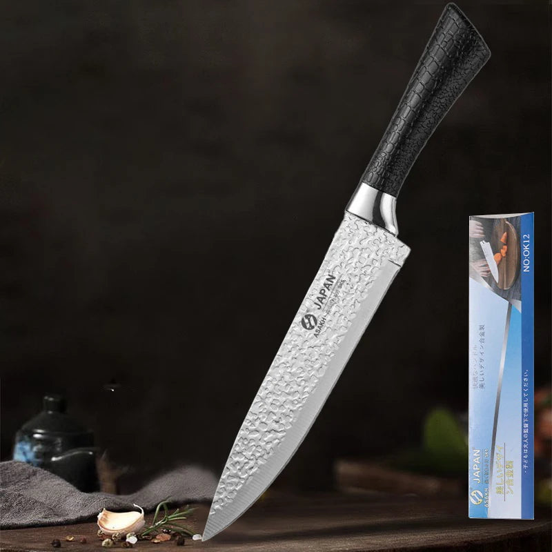 Life & Living Co. Japanese-Style Forged Stainless Steel Kitchen Knife – Sharp, Balanced Blade for Meat, Fish & Vegetables