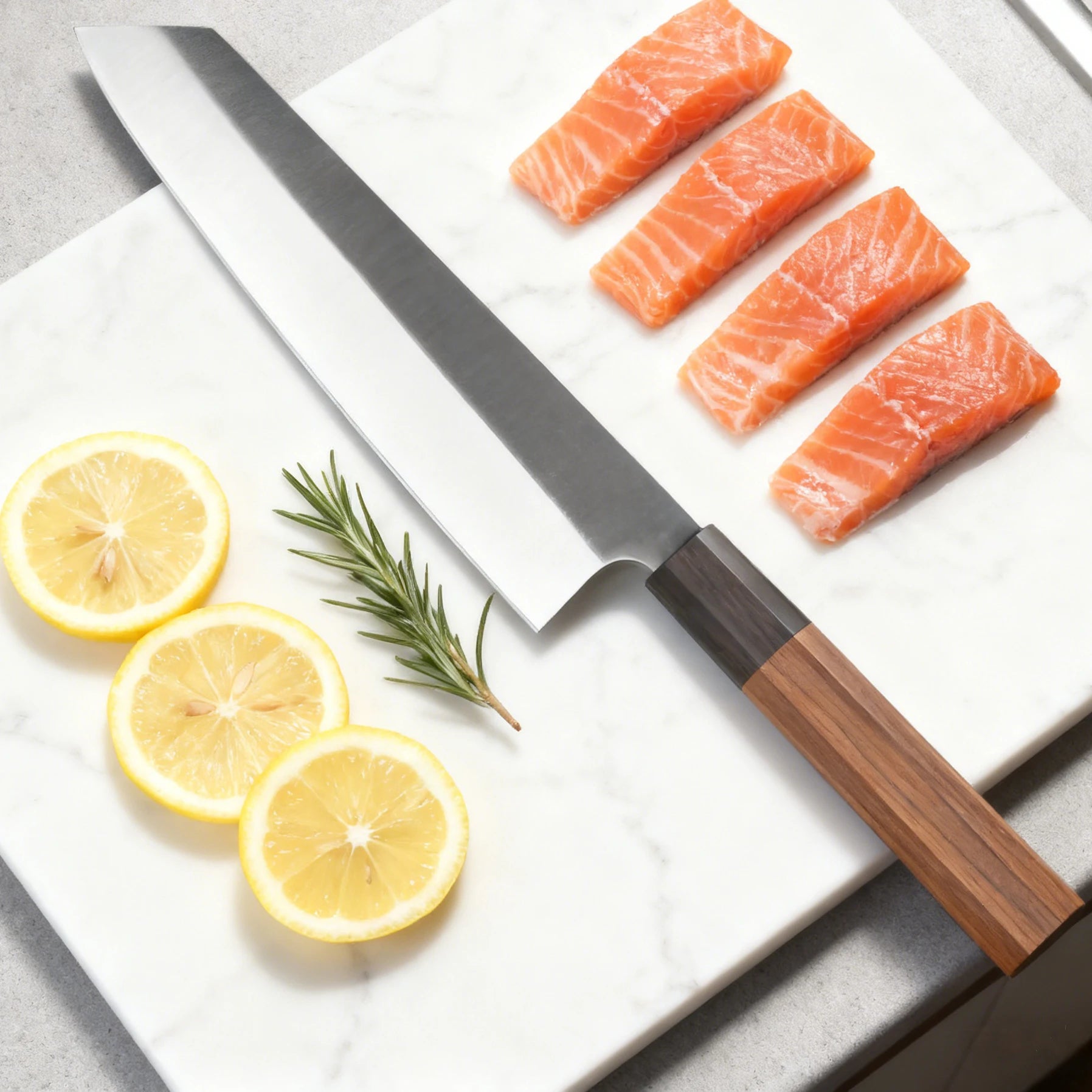 Life & Living Co. Kiritsuke Chef's Knife – Japanese-Inspired Multipurpose Kitchen Knife for Meat, Fish & Vegetables