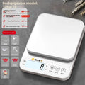 Life & Living Co. High-Precision Digital Kitchen Food Scale – 10kg Capacity, Battery & USB Charging Models