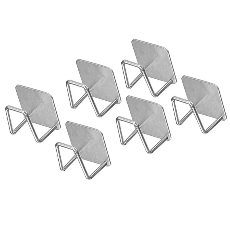 Life & Living Co. Wall Mounted Stainless Steel Storage Rack – Kitchen Organizer for Pot Lids, Cutting Boards & Utensils