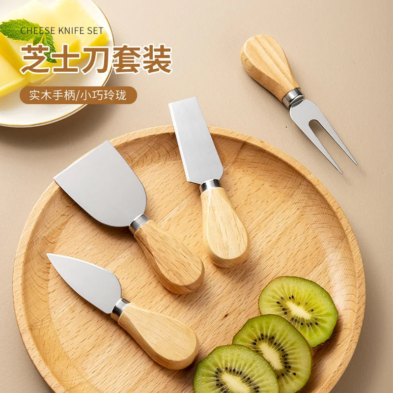 Life & Living Co. Cheese Cutter Set – Multi-Piece Cheese Knife & Slicer Set with Gift Box
